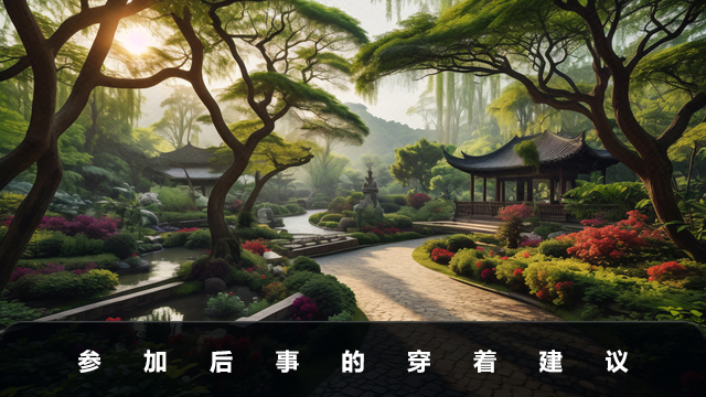 參加后事穿什么衣服去合適