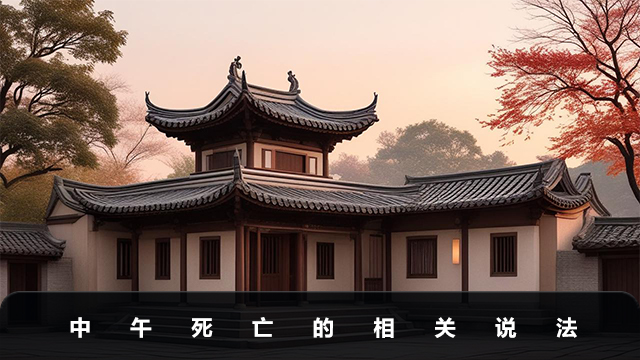 中午死亡有什么說法