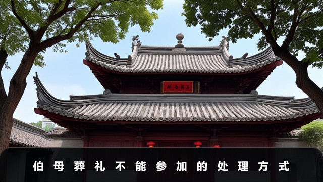 伯母葬禮不能參加怎么辦