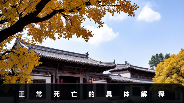 正常死亡是指什么？正常死亡的具體解釋