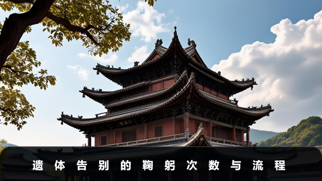 遺體告別儀式鞠躬幾次